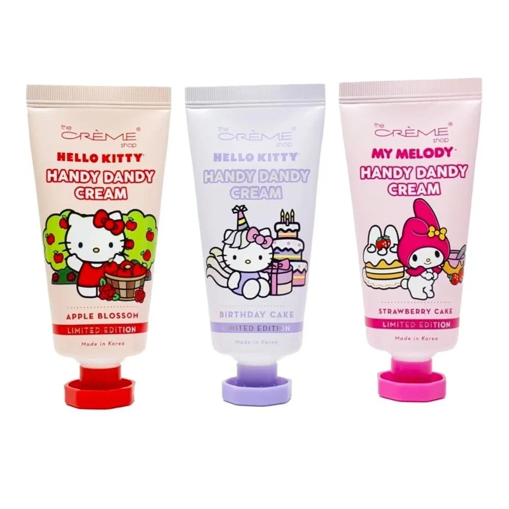 The Creme Shop Hello Kitty My Melody Hand Cream Trio Limited Edition 3 Pack